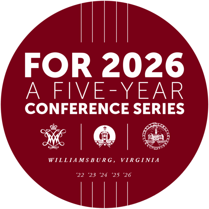 A round logo says "For 2026, a five-year conference series"