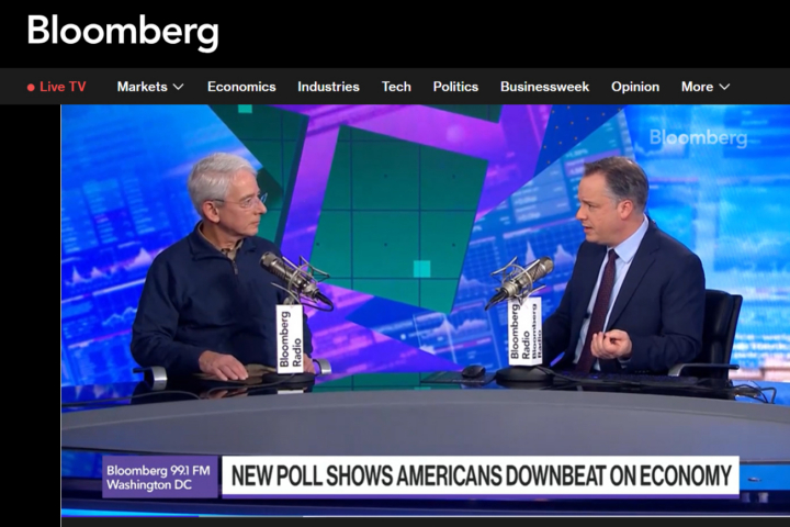 William & Mary adjunct professor Peter Atwater appears on Bloomberg to talk about economy.