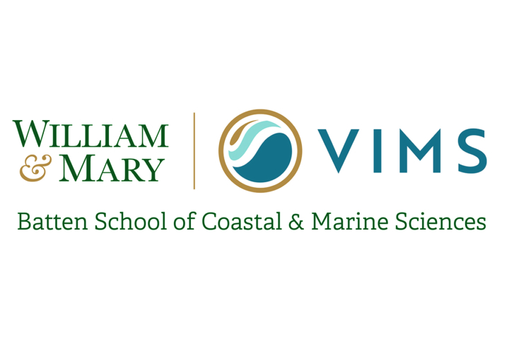 A logo shows William & Mary and VIMS over Batten School of Coastal & Marine Sciences.