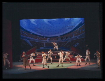 This is a photo from a W&M theatre production of Damn Yankees during the 2008-09 season.